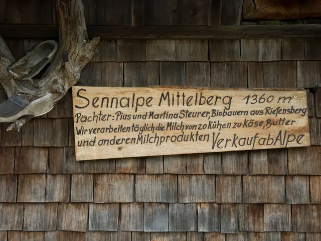 Schild an der Alpe Mittelberg in Immenstadt