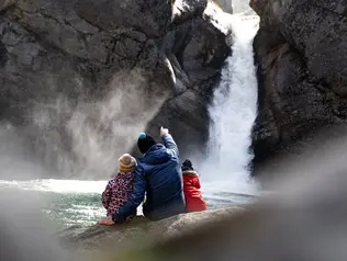 Familienausflug an den Buchenegger Wasserfall im Allgäu