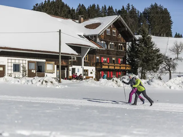 Direkt ab Hof in die Langlaufloipe einsteigen